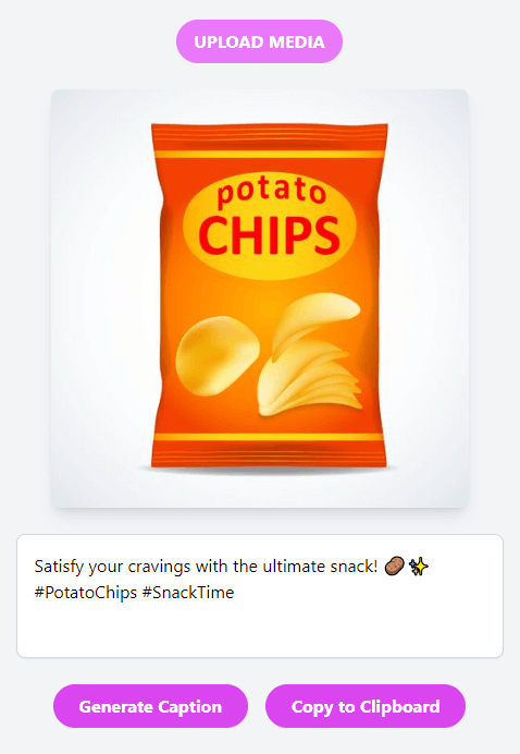 Potato Chip Ad